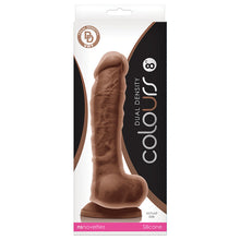 Load image into Gallery viewer, Colours Dual Density Dildo-Brown 8
