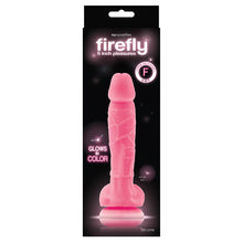 Load image into Gallery viewer, Firefly Glow In The Dark Dildo-Pink 5
