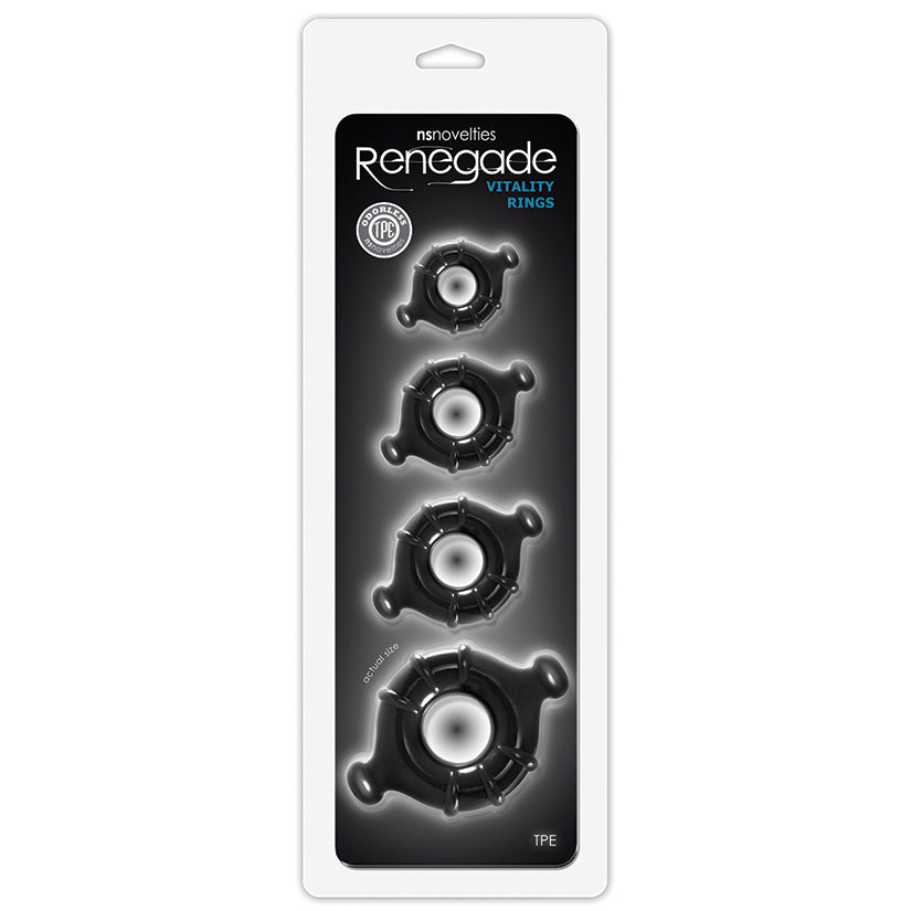 Renegade Vitality Rings-Black