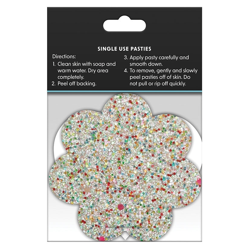 Pretty Pasties Heart & Flower-Glow 2pk