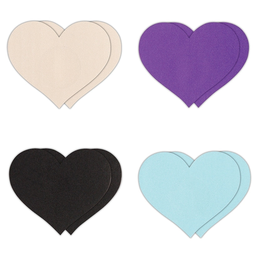 Pretty Pasties Heart I-Assorted 4pk