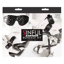 Load image into Gallery viewer, Sinful Bondage Kit-Black
