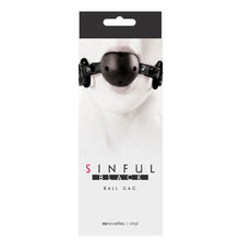 Load image into Gallery viewer, Sinful Ball Gag-Black
