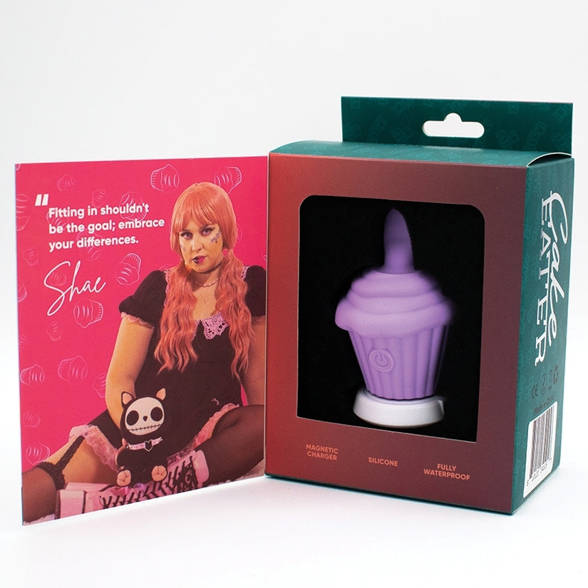 Natalie's Toy Box Cake Eater Clit Flicker Stimulator-Purple