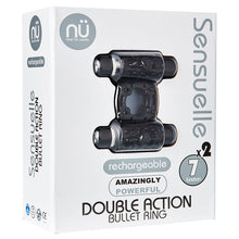 Load image into Gallery viewer, Sensuelle 7 Function Double Action C-Ring-Black
