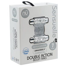 Load image into Gallery viewer, Sensuelle 7 Function Double Action C-Ring-Clear
