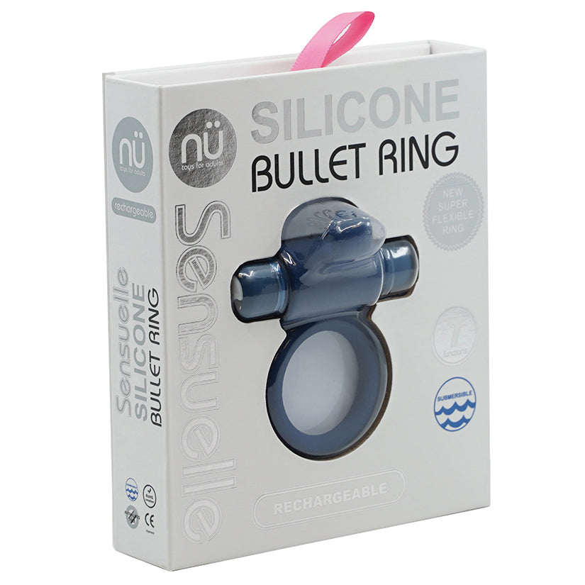 Sensuelle Silicone Ring-Navy