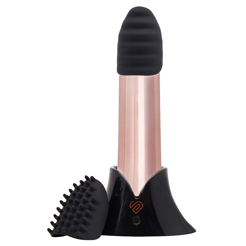 Sensuelle Point Plus 20 Function Bullet & Sleeves-Rose Gold