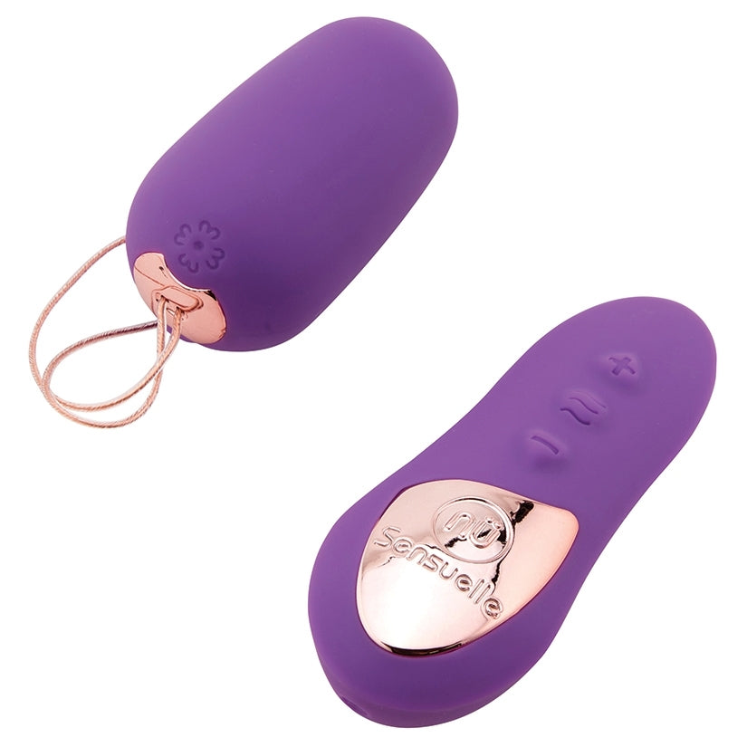 Sensuelle Remote Control 15 Function Petite Egg-Purple