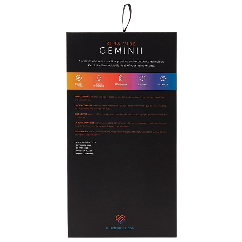 Sensuelle Geminii XLR8 Double Motor-Ultra Violet