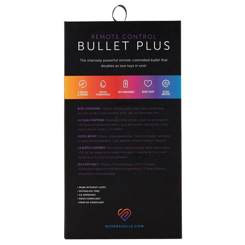 Sensuelle Wireless Bullet Plus with Remote Control-Rose Gold