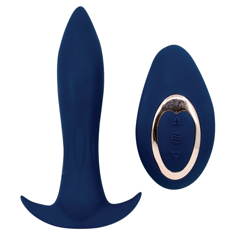 Sensuelle Power Plug with Remote Control-Navy