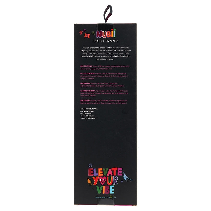 Sensuelle Nubii Lolly Wand-Black