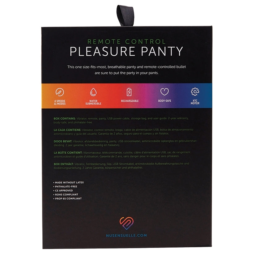 Sensuelle Pleasure Panty-Black