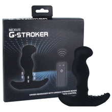 Load image into Gallery viewer, Nexus G Stroker Unisex Massager with Stroker Beads-Black
