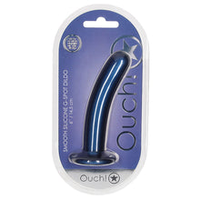 Load image into Gallery viewer, Ouch! Smooth G-Spot Dildo-Metallic Blue 6
