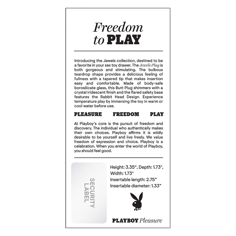 Playboy Jewels Plug