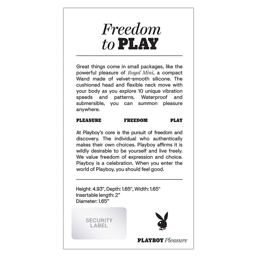 Playboy Pleasure Royal Mini