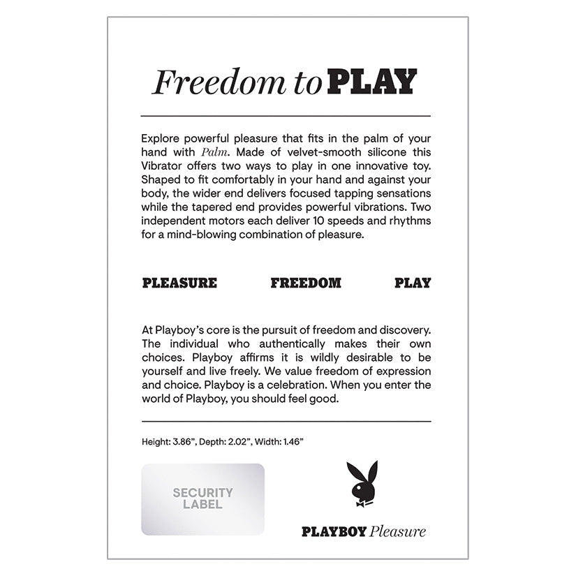 Playboy Pleasure Palm