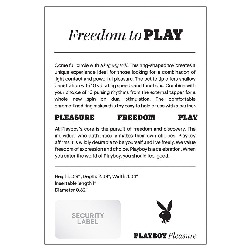 Playboy Pleasure Ring My Bell
