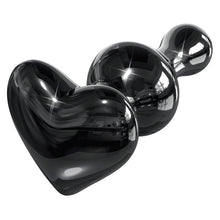 Load image into Gallery viewer, Icicles No.74 Heart Shaped Plug-Black
