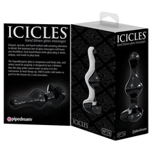 Load image into Gallery viewer, Icicles No.74 Heart Shaped Plug-Black
