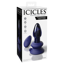 Load image into Gallery viewer, Icicles No.85 with Rechargeable Vibrator &amp; Remote-Blue
