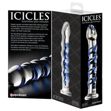 Load image into Gallery viewer, Icicles No.5-Blue Swirl 7
