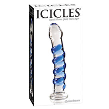 Load image into Gallery viewer, Icicles No.5-Blue Swirl 7
