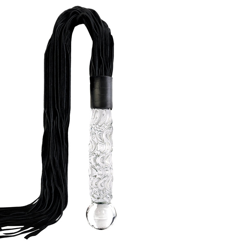 Icicles No.38-Hand Blown Glass Whip