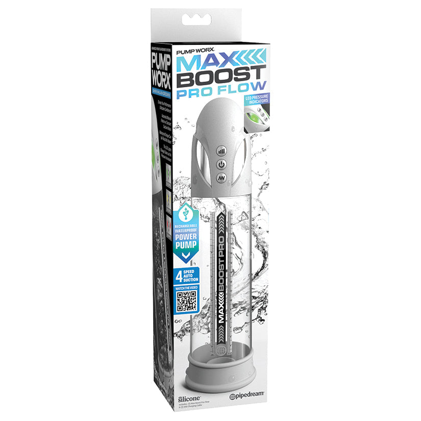 Pump Worx Max Boost Pro Flow-White/Clear