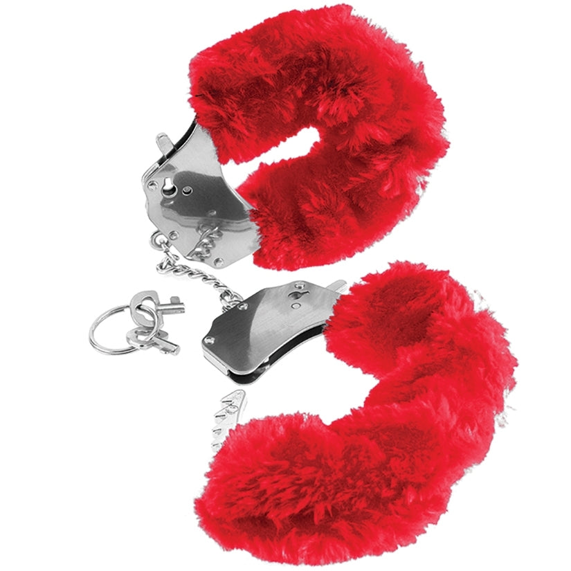 Fetish Fantasy Furry Cuffs-Red