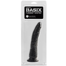 Load image into Gallery viewer, Basix Rubber Works Slim Dong with Suction Cup-Black 7
