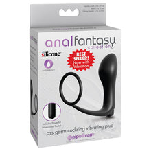 Load image into Gallery viewer, Anal Fantasy Collection Ass-Gasm Cockring Vibrating Plug
