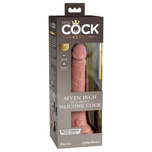 Load image into Gallery viewer, King Cock Elite Dual Density Silicone Cock-Light 7
