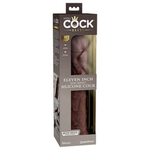 Load image into Gallery viewer, King Cock Elite Dual Density Silicone Cock-Brown 11
