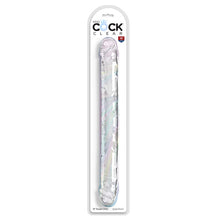 Load image into Gallery viewer, King Cock Clear Double Dildo 18
