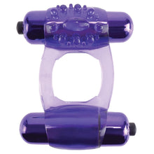 Load image into Gallery viewer, Fantasy C-Ringz Duo-Vibrating Super Ring-Purple
