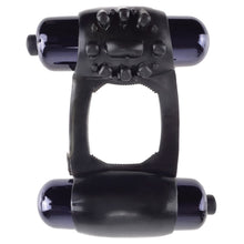 Load image into Gallery viewer, Fantasy C-Ringz Duo-Vibrating Super Ring-Black
