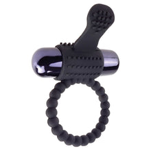 Load image into Gallery viewer, Fantasy C-Ringz Vibrating Silicone Super Ring-Black
