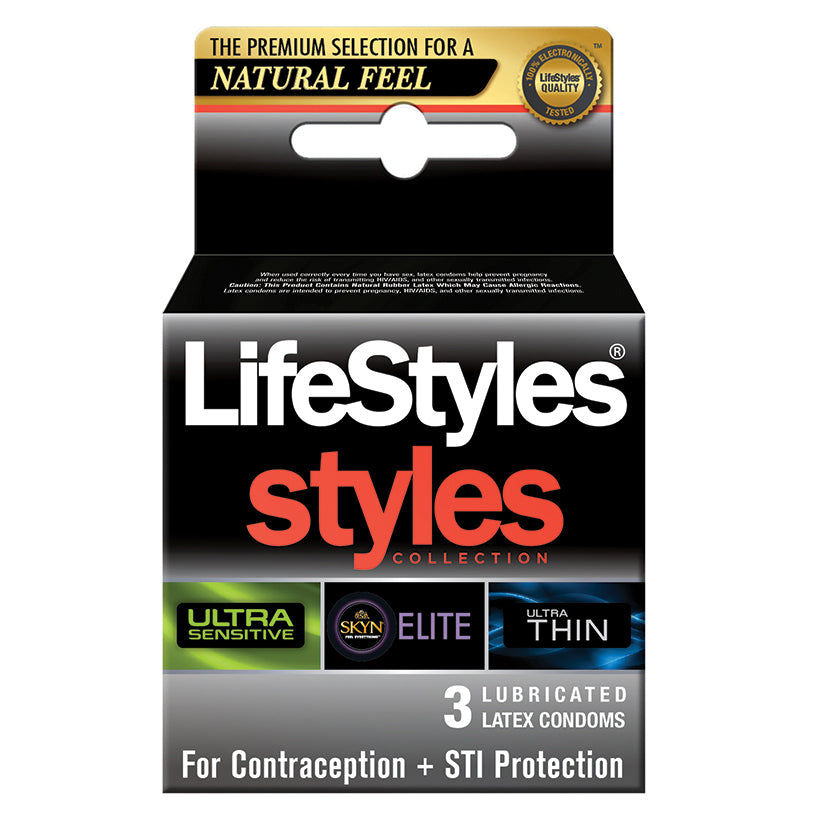 Lifestyles STYLES Sensitive 3pk