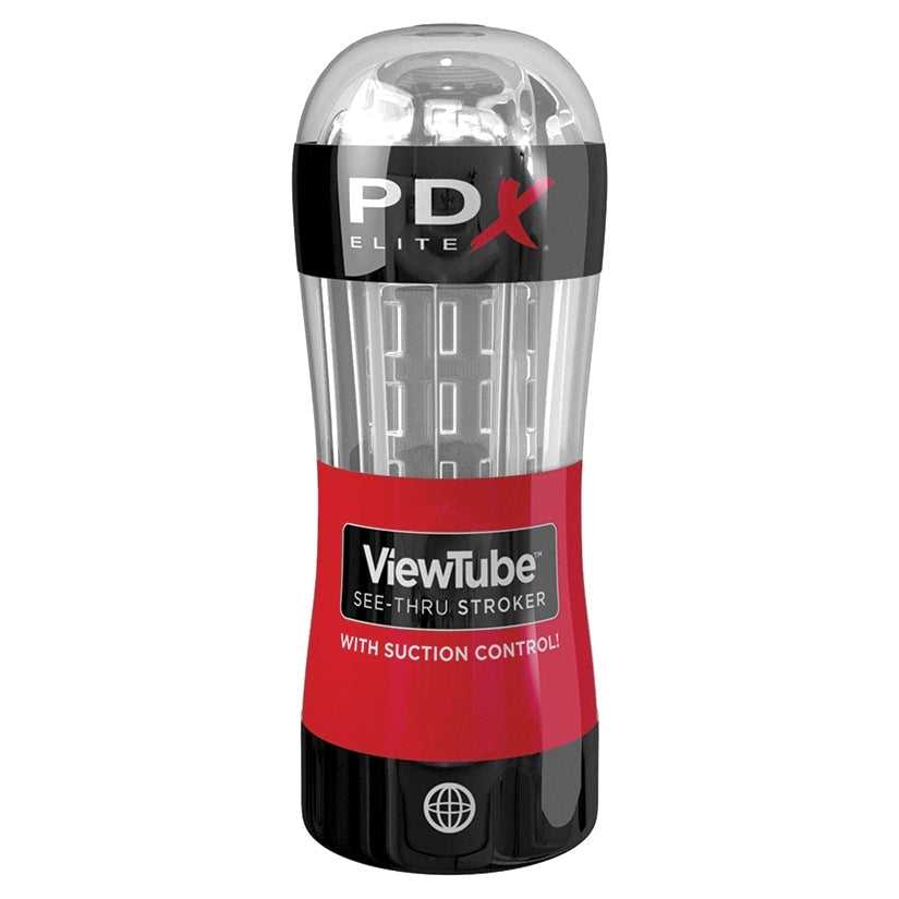 PDX Elite ViewTube Stroker Display (12 Pcs)-Clear