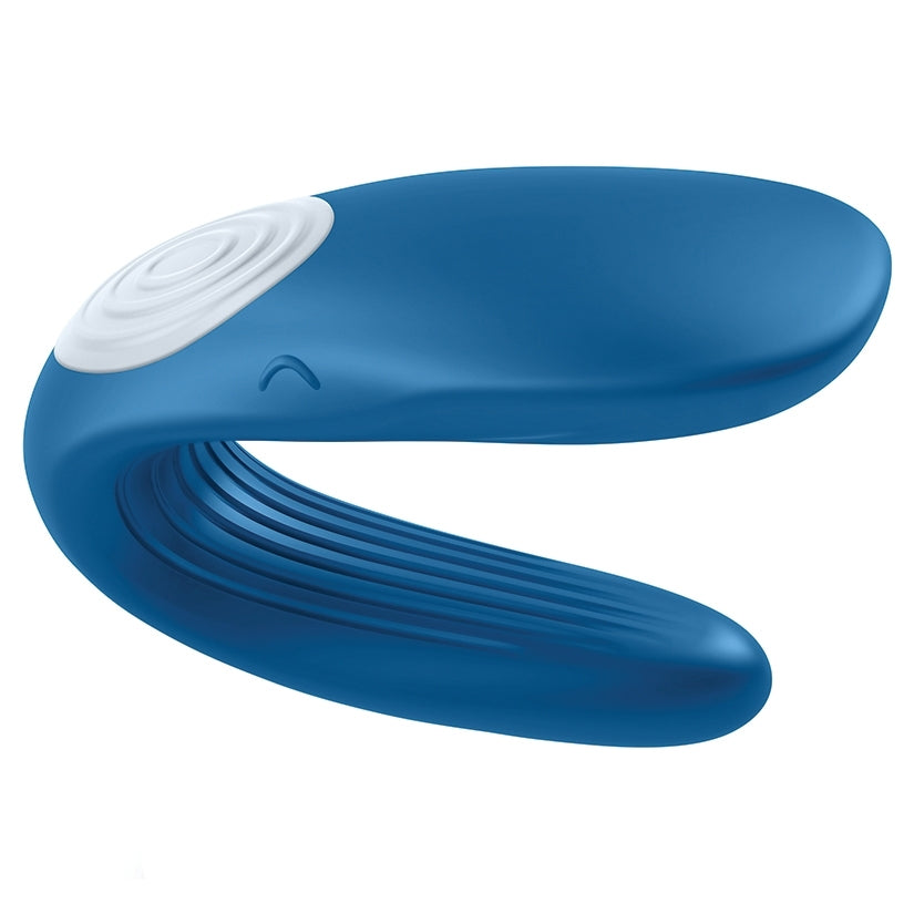 Satisfyer Double Whale Partner Vibrator-Blue