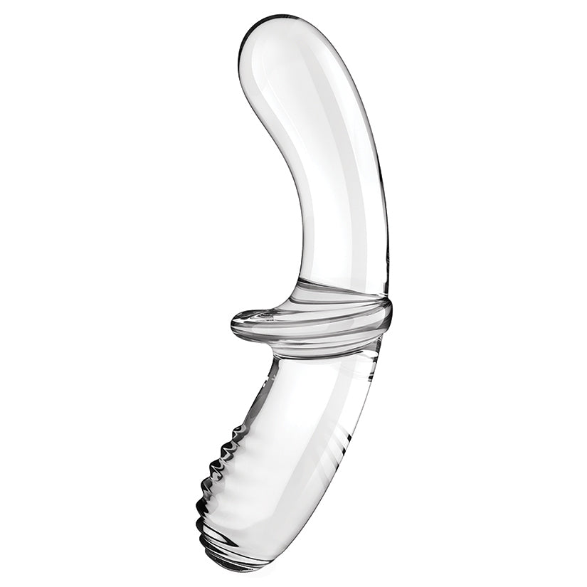 Satisfyer Double Crystal Glass Dildo-Clear