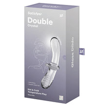 Load image into Gallery viewer, Satisfyer Double Crystal Glass Dildo-Clear
