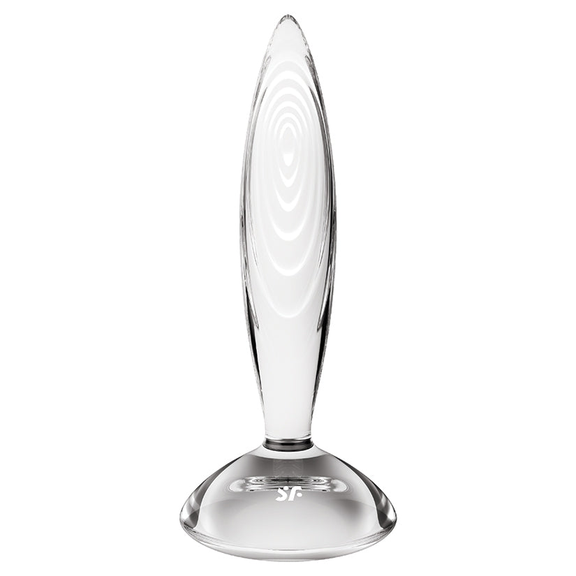 Satisfyer Sparkling Crystal Glass Dildo-Clear
