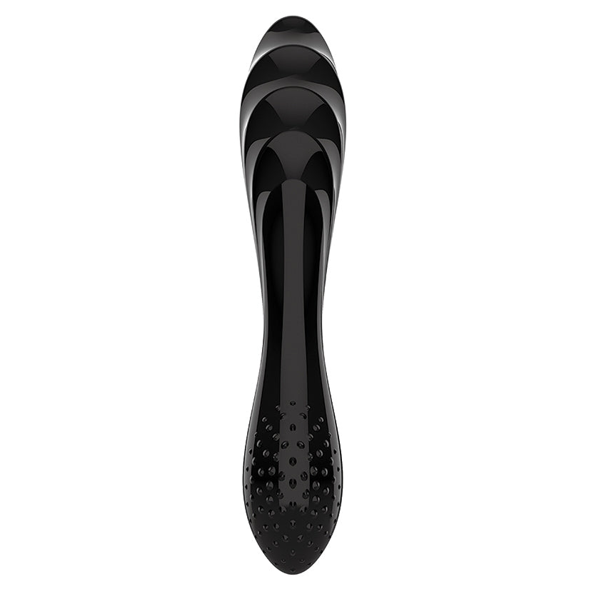 Satisfyer Dazzling Crystal Glass Dildo-Black
