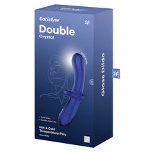 Load image into Gallery viewer, Satisfyer Double Crystal Glass Dildo-Blue
