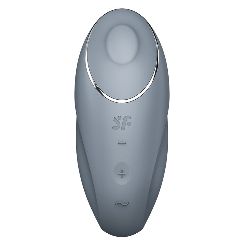 Satisfyer Tap and Climax 1-Bluegrey