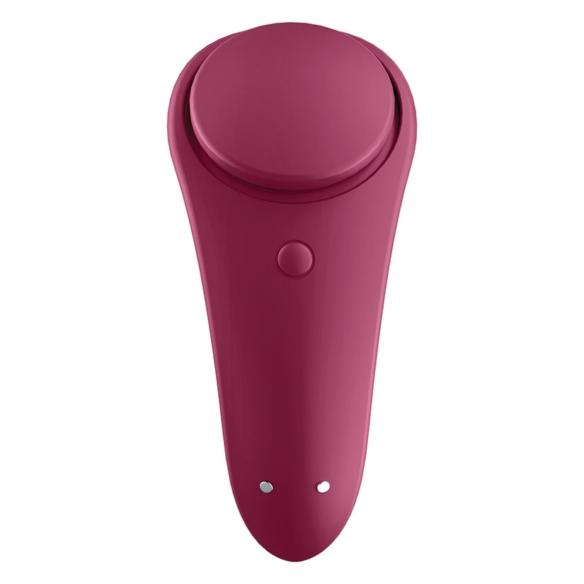 Satisfyer Sexy Secret Panty Vibrator-Wine Red
